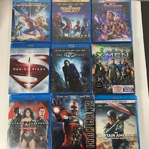Superheld Marvel Blu-ray Konvolut 9 X-Men Spider Man Batman Captain America - Bild 1 von 7