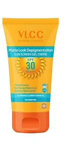 VLCC Matte Look SPF 30 Sun Screen Gel Creme, 50g Sun Protection UVA UVB Rays - Picture 1 of 3