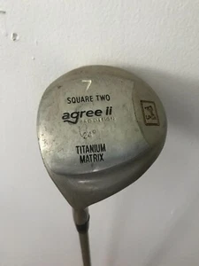 LPGA Square Two Agree ii Pro Design LH 7 Wood Graphite Titanium Matrix Head 24* - Picture 1 of 7