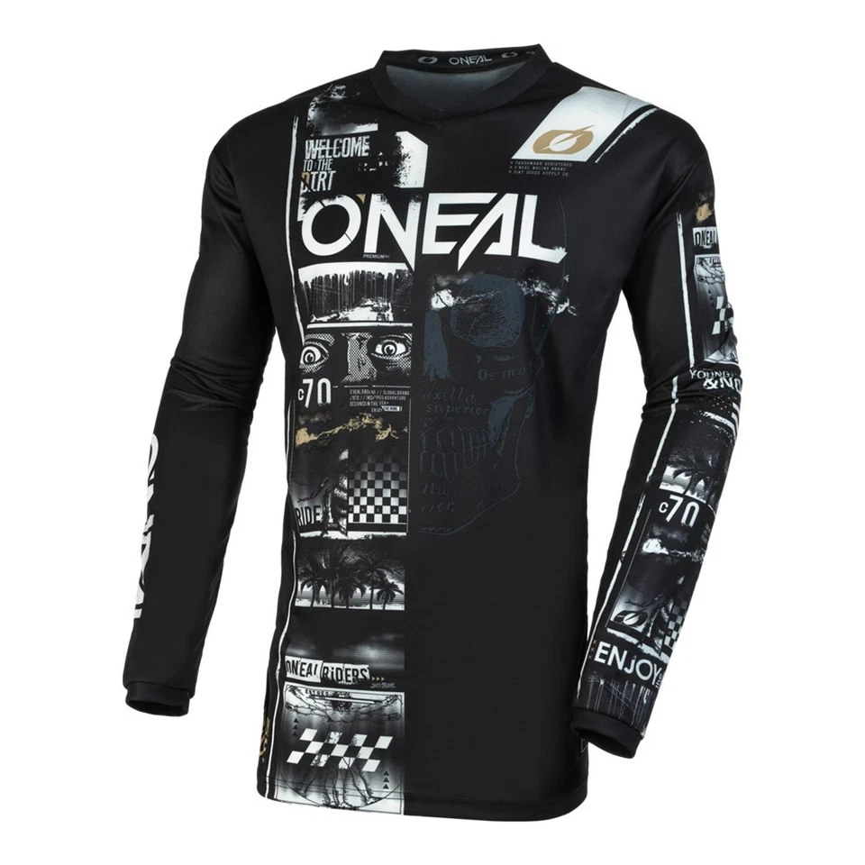 Camiseta deportiva Oneal 2024 para niños jóvenes Element Attack todoterreno moto de cross MX Foto 1 de 1