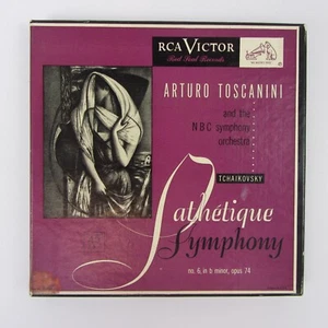 Arturo Toscanini-Tchaikovsky Pathétique Symphony 45 RPM Vinyl Record Set - RARE! - Picture 1 of 3