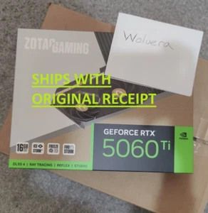 !Brand New RTX 5060 Ti 16GB AMP ZOTAC GAMING In-Hand! - Picture 1 of 3