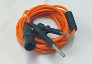 Laparoscopic Bipolar Cable Cord Orange 4mm x 300cm Surgical Reusable Instrument - Picture 1 of 4