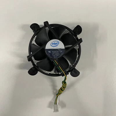 Genuine Intel E30206-001 Aluminium CPU Heatsink Fan Assembly Socket 775 12V 0.6A - Image 1 of 4