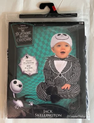 Disfraz de Jack Skellington Pesadilla antes de Navidad bebé bebé 18 - 24 meses Foto 1 de 4
