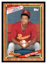 1989 Topps Senior League #59 BOB TOLAN St. Petersburg Pelicans