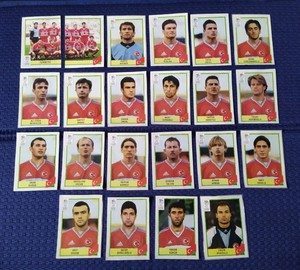 EURO 2000 TURKIYE FOOTBALLERS SANDWICHES CHOOSE figure recovered from album
