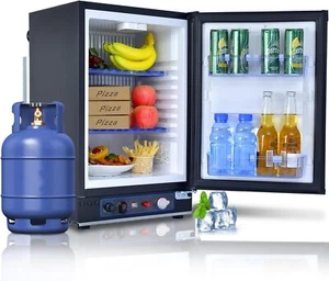 3-Way Propane Gas Fridge Camper Caravan RV Motorhome LPG 12V 110V Cooler 40L - Picture 1 of 10