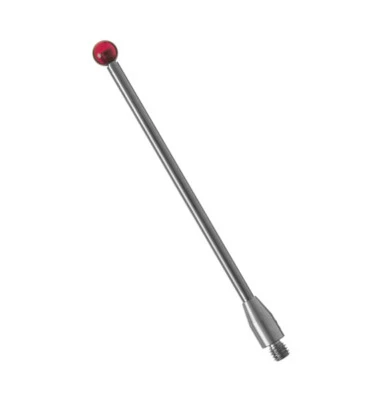 CMM Touch Probe M3 Thread Probe Stylus 4mm Ruby Ball Tips 50mm Long A-5003-0061 - Image 1 of 4