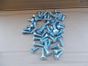 Lot of 50 Pieces 3/8"-16 x 1" Long Carriage Bolts Zinc Plated Fasteners - Picture 1 of 1