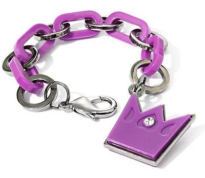Pulsera Princesa Vera Wang Corona Púrpura Imitación Cristal Dije Foto 1 de 3