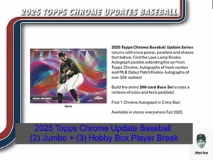 Brant Hurter Detroit Tigers 2025 Topps Chrome Update 2 Jumbo + 3 Hobby Break #2 - Bild 1 von 1