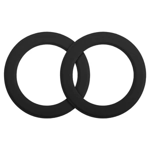 2Pcs Magnetic Sticker Ring, Magnetic Adapter Ring, Black - Afbeelding 1 van 7