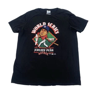 Camiseta FANATICS Jeremy Peña Jugador Más Valioso Negra Astros de Houston 2022 Talla M Dibujos Animados - Imagen 1 de 7