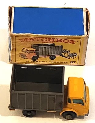CAMIÓN DE GANADO VINTAGE MATCHBOX #37 DODGE HECHO EN CAJA ORIGINAL de INGLATERRA Foto 1 de 3