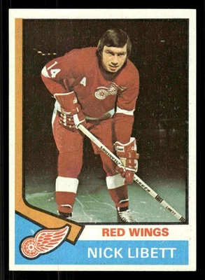 1974-75 Topps Nick Libett #193 - Detroit Red Wings - NM+ - Image 1 of 2
