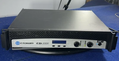 Amplificador CROWN CDi2000 2 canales 800 vatios 70 V - tal cual, enciende Foto 1 de 4