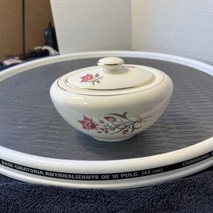 Cunningham & Pickett Stardust Hand Crafted Vintage Sugar Dish With Lid  - Picture 1 of 7