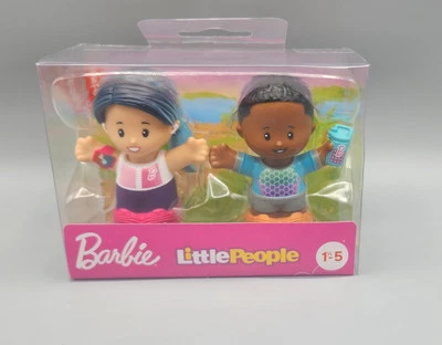 Little People Barbie Toy Set of 2 Wellness Themed Character Toddler Toy NIB - Image 1 of 4