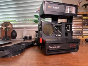 Polaroid 670 AF SUPERCOLOR Instant Camera Color 600 Type Film *Working! UK Made - Picture 1 of 5