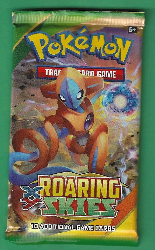 Pokemon "Roaring Skies" 10-Card Sealed Booster Pack (Deoxys)  X1 - Image 1 of 1