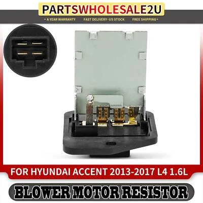 Heater Blower Motor Resistor for Hyundai Accent 2013 2014-2017 1.6L 971281R000 - Image 1 of 4