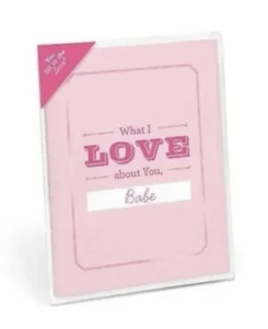 Knock Knock What I Love About You Fill in the Love Card Booklet  New Book Gift - Bild 1 von 3