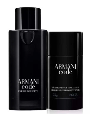 Armani Code Pour Homme 4.oz/120ml Eau De Toilette Spray y Desodorante Stick Set Foto 1 de 3