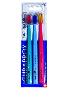 Curaprox 5460 Ultra Soft Toothbrush Pack Of 3 Swiss Premium Gentle Oral Care Set - Picture 1 of 10