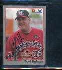 2010 Dav #120 Brad Holman Hickory Crawdads Signed Autograph (Do23) Swsw6
