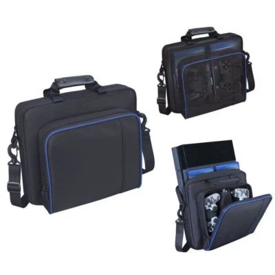 PlayStation 4 PS4 Console Case Travel Protective Padded Carry Bag Shoulder Strap - Image 1 of 4