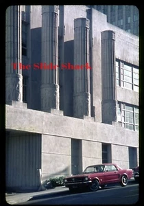 San Francisco Bush Street scene old Ford Mustang car 1967 35mm slide - Picture 1 of 1