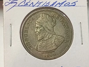 Silbermünze Panama 25 Centesimos Welt 1904 - Bild 1 von 2