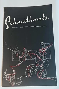 Saint Louis MO Schneithorst's Vintage Speisekarte Wienerschnitzel Holstein 2,50 - Bild 1 von 6