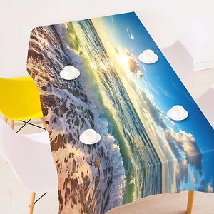 3D Wave sky899 Tablecloth Table Cover Cloth Birthday Party Event AJ WALLPAPER AU - Picture 1 of 1