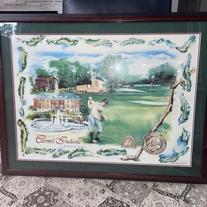 CROOKED STICK GOLF COURSE 560/1000 PRINT PGA Carmel, In. dorethy Handcock HTF - Picture 1 of 4