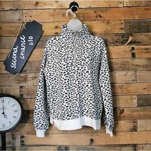 Loft women's animal print cotton pullover size medium - Picture 1 of 11