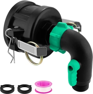 Adaptador de bolsa IBC 2" bloqueo de leva IBC montaje de bolsa 275-330 galones IBC adaptador de tanque con - Imagen 1 de 12