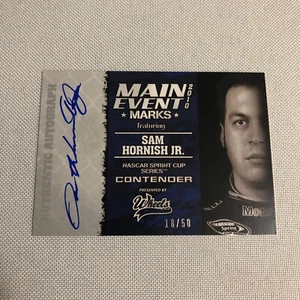 2010 Wheels Main Event Marks Sam Hornish Jr Auto Autograph Signed Card /50 - Picture 1 of 7