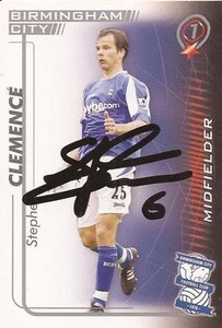 STEPHEN CLEMENCE SIGNED BIRMINGHAM 2005/2006 SHOOT OUT TRADING CARD+COA - Picture 1 of 1