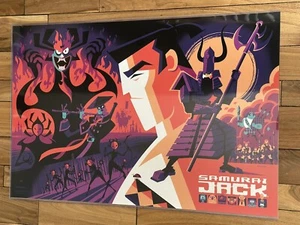 Samurai Jack Variant Poster Print Tom Whalen Cartoon Network CN LE 150 Signed - Picture 1 of 2
