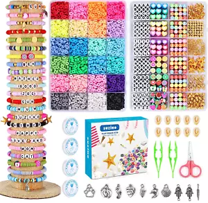 Kit de 7400 piezas para hacer pulseras elásticas para joyas pulseras collares - Bild 1 von 6