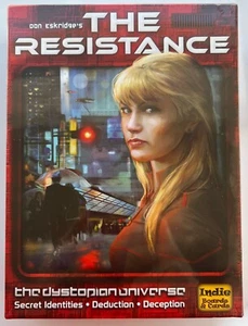 The Resistance by Don Eskridge Game, 2012 Indie Boards & Cards, New and Sealed - Picture 1 of 3