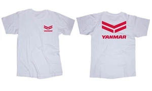 Yanmar Marine Logo weißes T-Shirt Gemälde Bootfahren - Bild 1 von 1