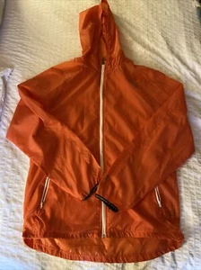 HIND Microlight Orange Medium Large Running Wind Breaker Jacket - Picture 1 of 10