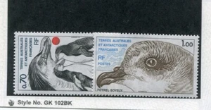 French Southern &Antarc. Territ.  SCOTT# 82-83 BIRD TOPICAL (PENG - Picture 1 of 1