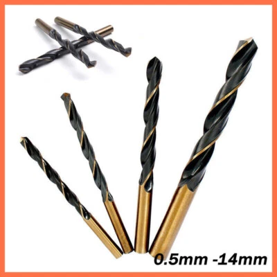 HSS Spiral Edelstahlbohrer Metallbohrer 0.5mm -14mm Bohrer Kobalt Cobaltbohrer - Bild 1 von 4