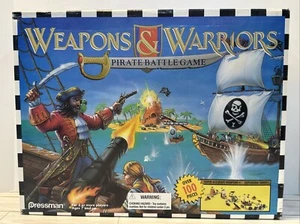 1995 Pressman Weapons and Warriors Pirate Battle Game Open Box Sealed Contents - Picture 1 of 19