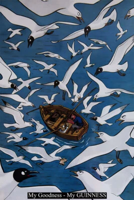 TURXIN My Goodness Guinness Vintage Ireland Drink Art Wall Room Poster - POSTER 20x30