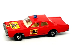 Matchbox Lesney Superfast 59 Mercury Fire Chief Car, red, helmet labels, vnmint! - Picture 1 of 4